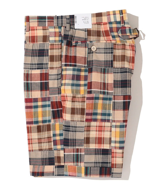 Southwick: Patchwork Madras check Shorts
