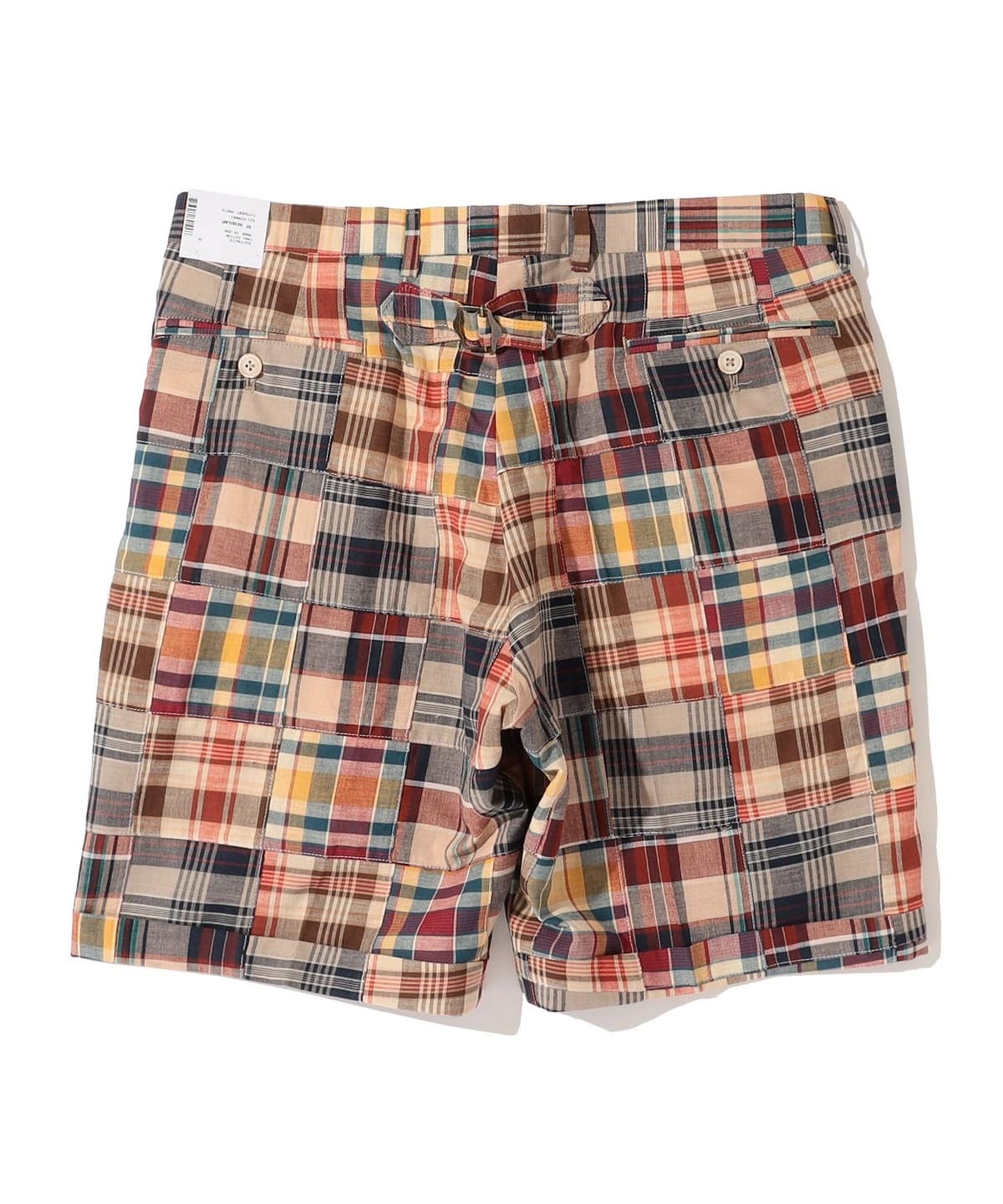 Southwick: Patchwork Madras check Shorts