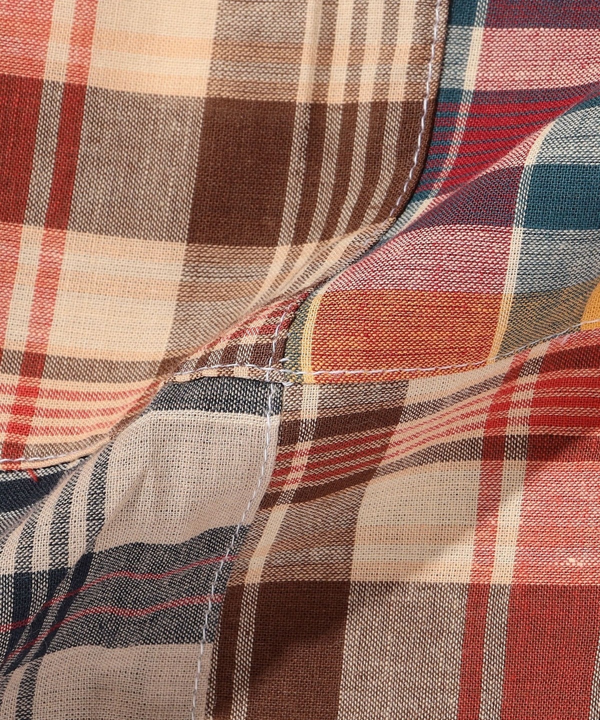 Southwick: Patchwork Madras check Shorts