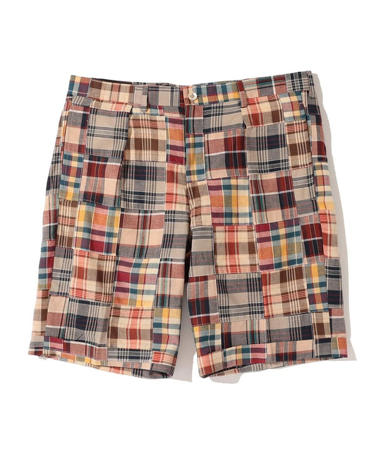 Southwick: Patchwork Madras check Shorts