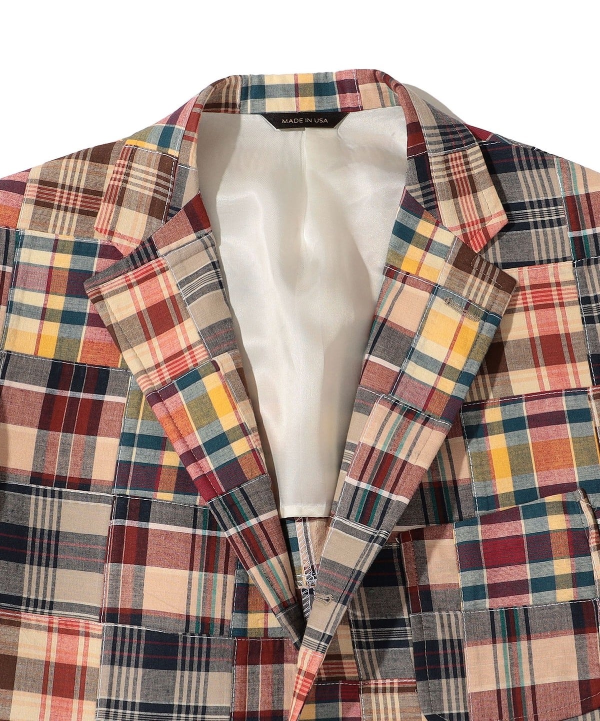 Southwick: CAMBRIDGE Patchwork Madras check Jacket