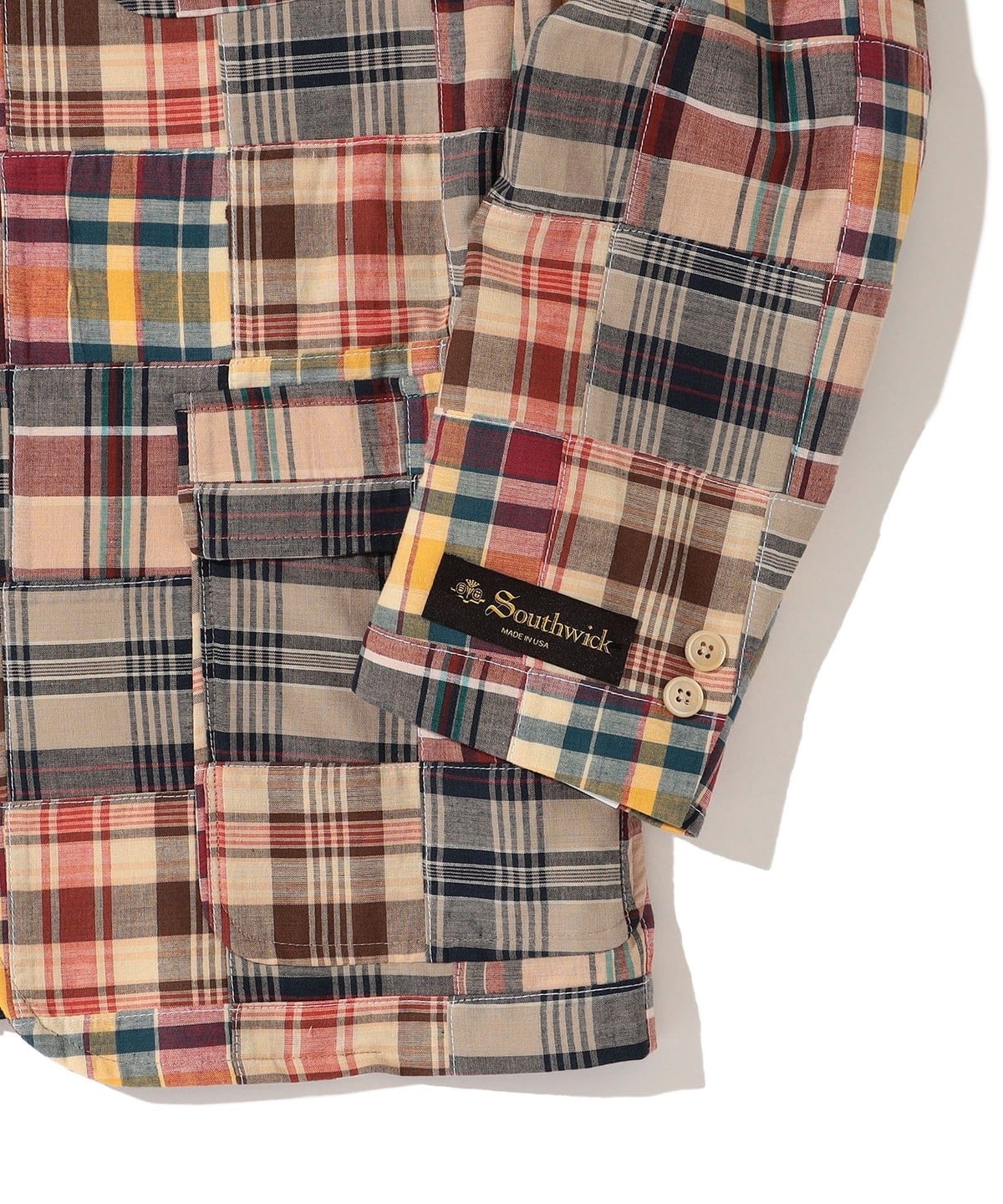 Southwick: CAMBRIDGE Patchwork Madras check Jacket