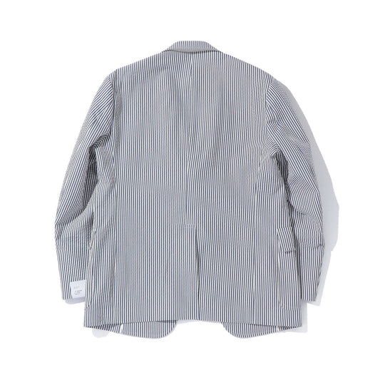 Southwick:CAMBRIGE COTTON&SILK STRIPE WASHER