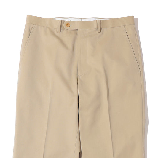 Southwick :DORSET Cotton chambray no-pleat trousers