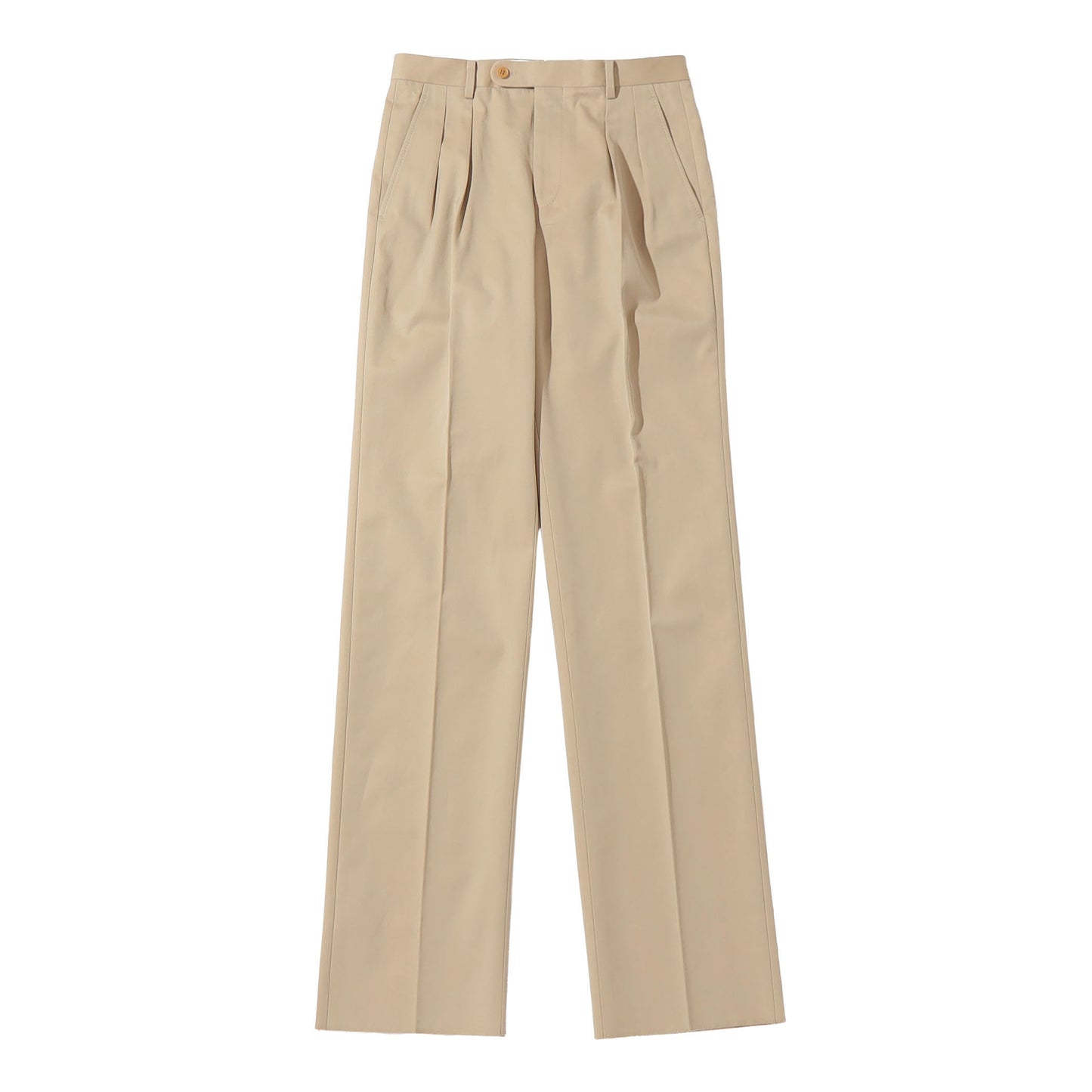 Southwick: CHATHAM　Cotton chambray 2-pleat trousers　