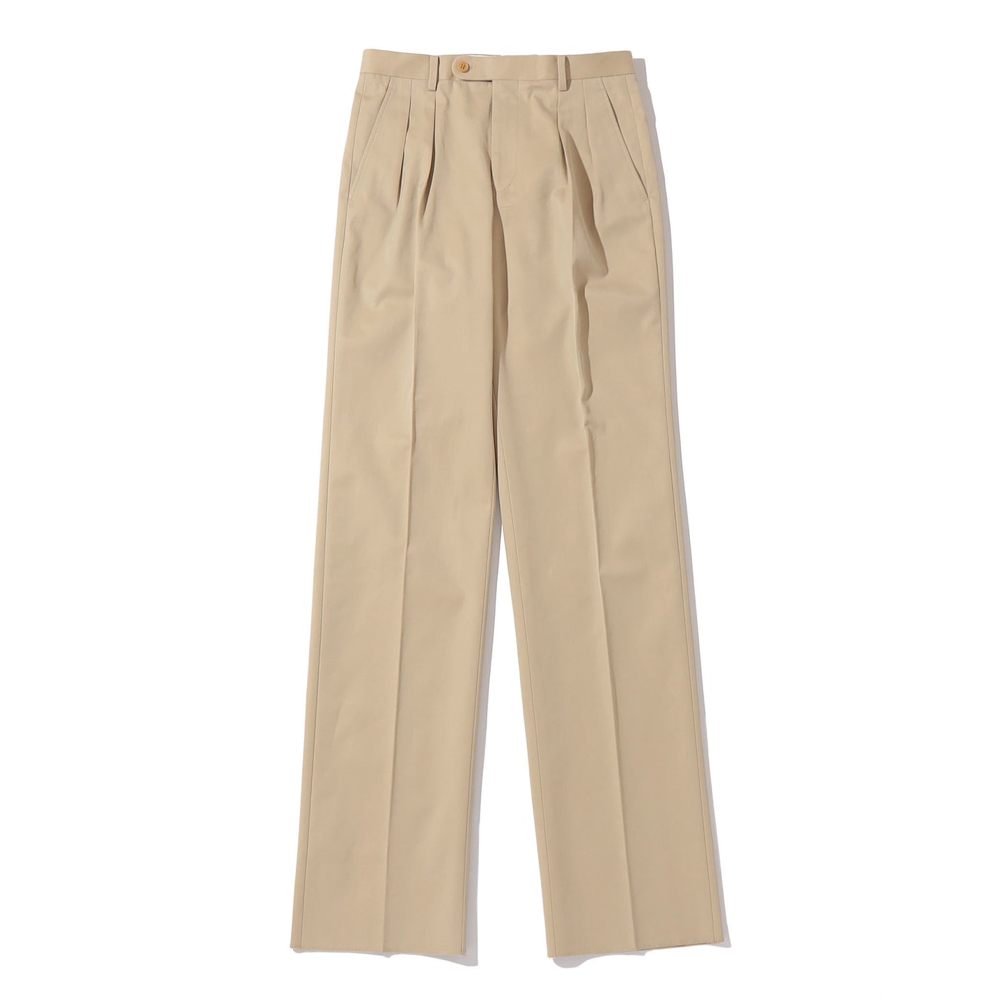 Southwick: CHATHAM　Cotton chambray 2-pleat trousers　