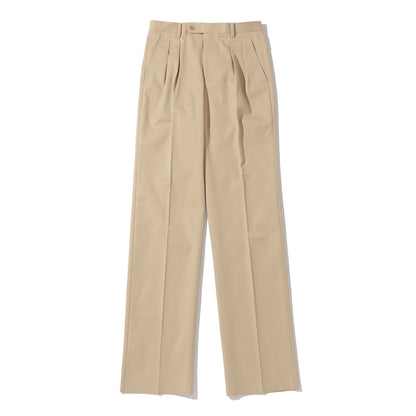 Southwick: CHATHAM　Cotton chambray 2-pleat trousers　