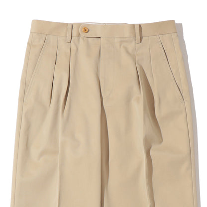 Southwick: CHATHAM　Cotton chambray 2-pleat trousers　
