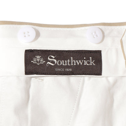 Southwick: CHATHAM　Cotton chambray 2-pleat trousers　