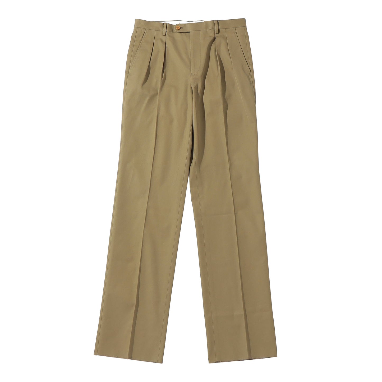 Southwick: CHATHAM　Cotton chambray 2-pleat trousers　