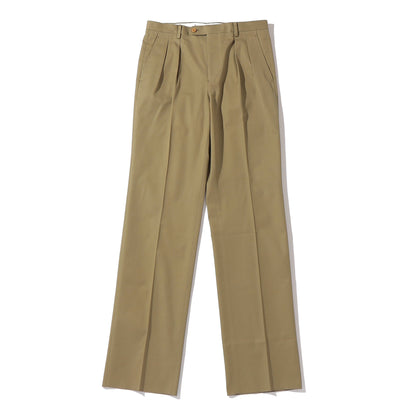 Southwick: CHATHAM　Cotton chambray 2-pleat trousers　