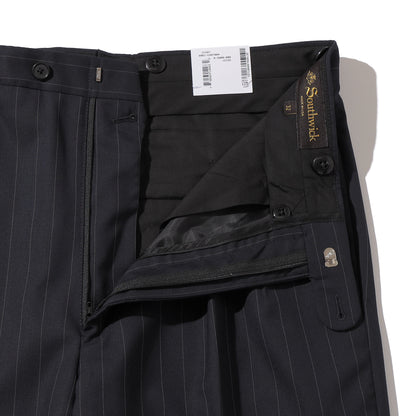 Southwick: CHATHAM Chalk stripe two-pleat trousers