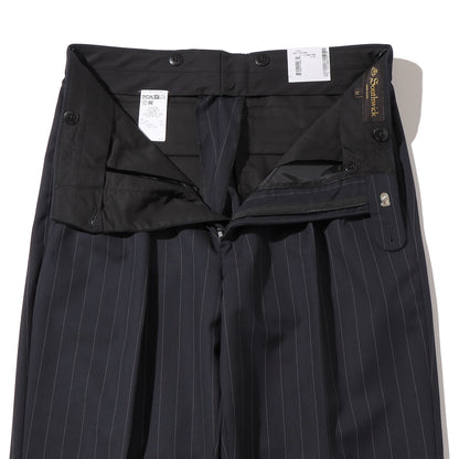 Southwick: CHATHAM Chalk stripe two-pleat trousers