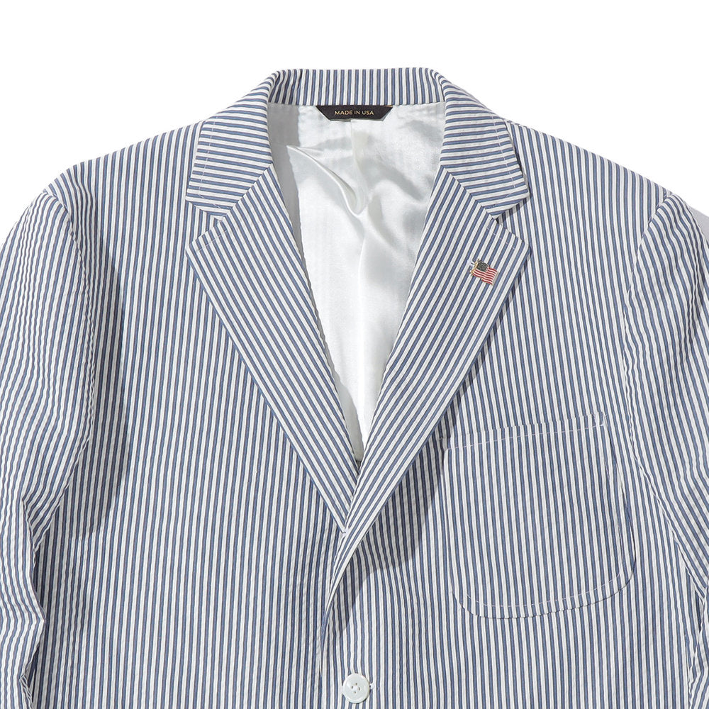 Southwick：CAMBRIGE　COTTON&SILK STRIPE WASHER