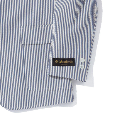Southwick：CAMBRIGE　COTTON&SILK STRIPE WASHER