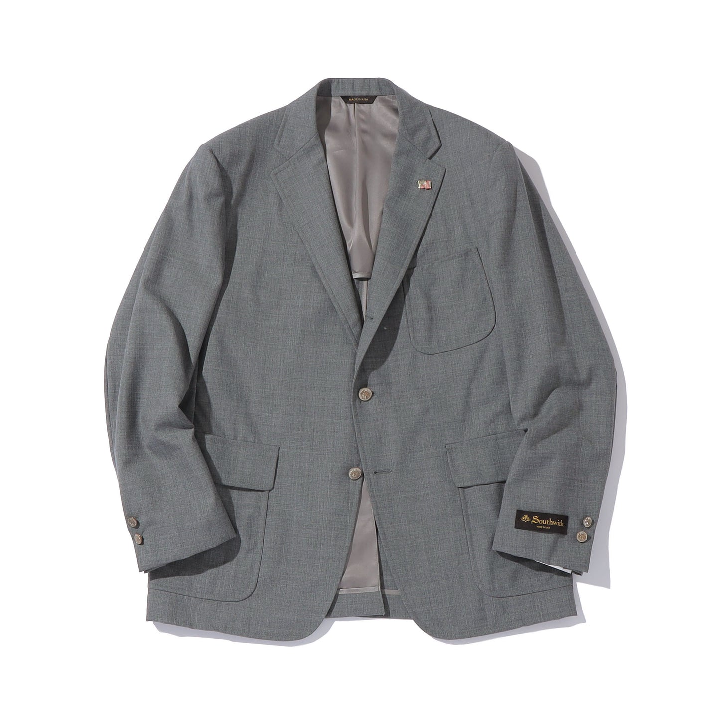 Southwick CAMBRIDGE  Hopsack Grey Blazer