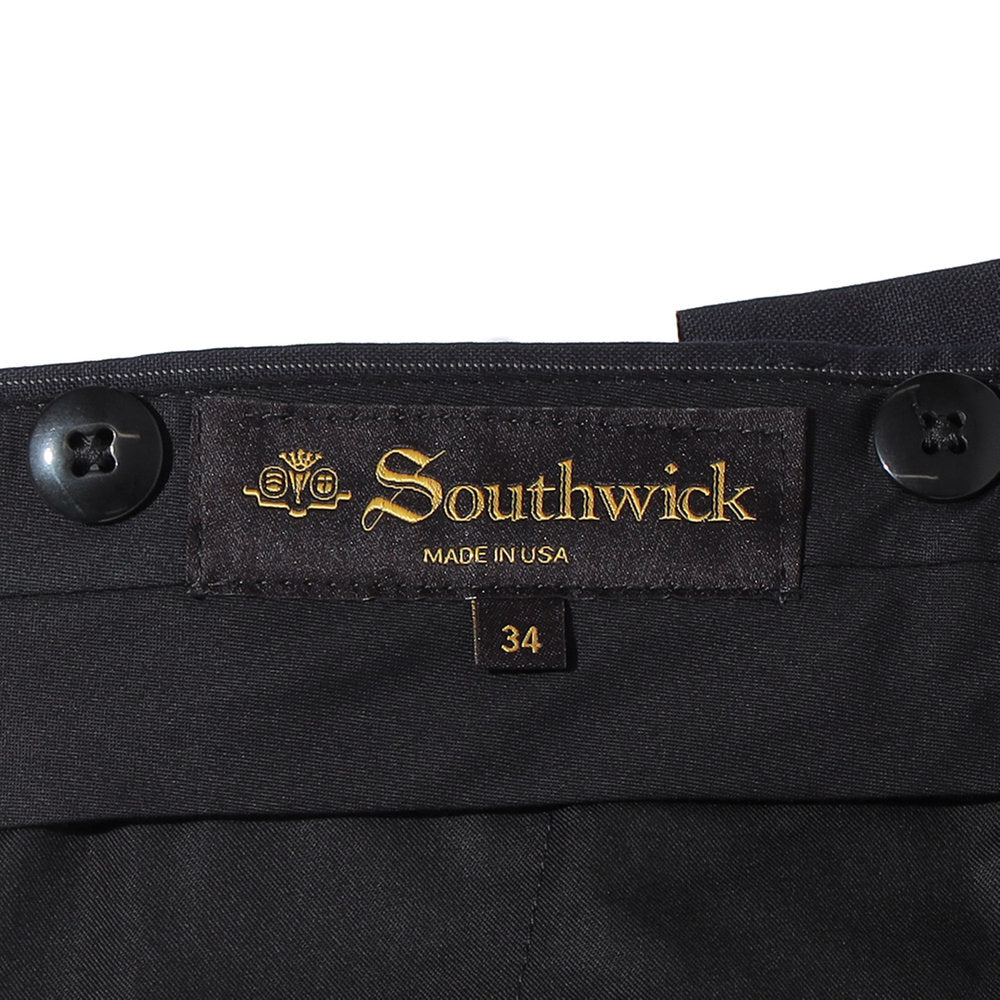 Southwick: DORSET Chalk stripe two-pleat trousers
