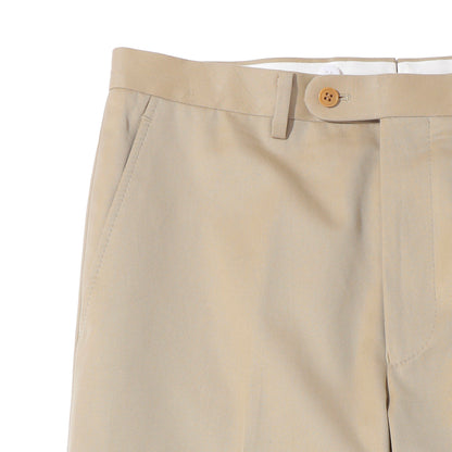 Southwick :DORSET Cotton chambray no-pleat trousers
