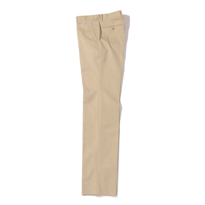 Southwick :DORSET Cotton chambray no-pleat trousers
