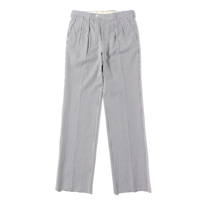 Southwick: CHATAM Cotton/Silk Seersucker 2-Pleat Trousers