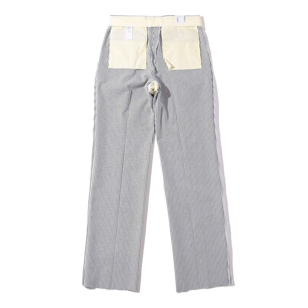 Southwick: CHATAM Cotton/Silk Seersucker 2-Pleat Trousers