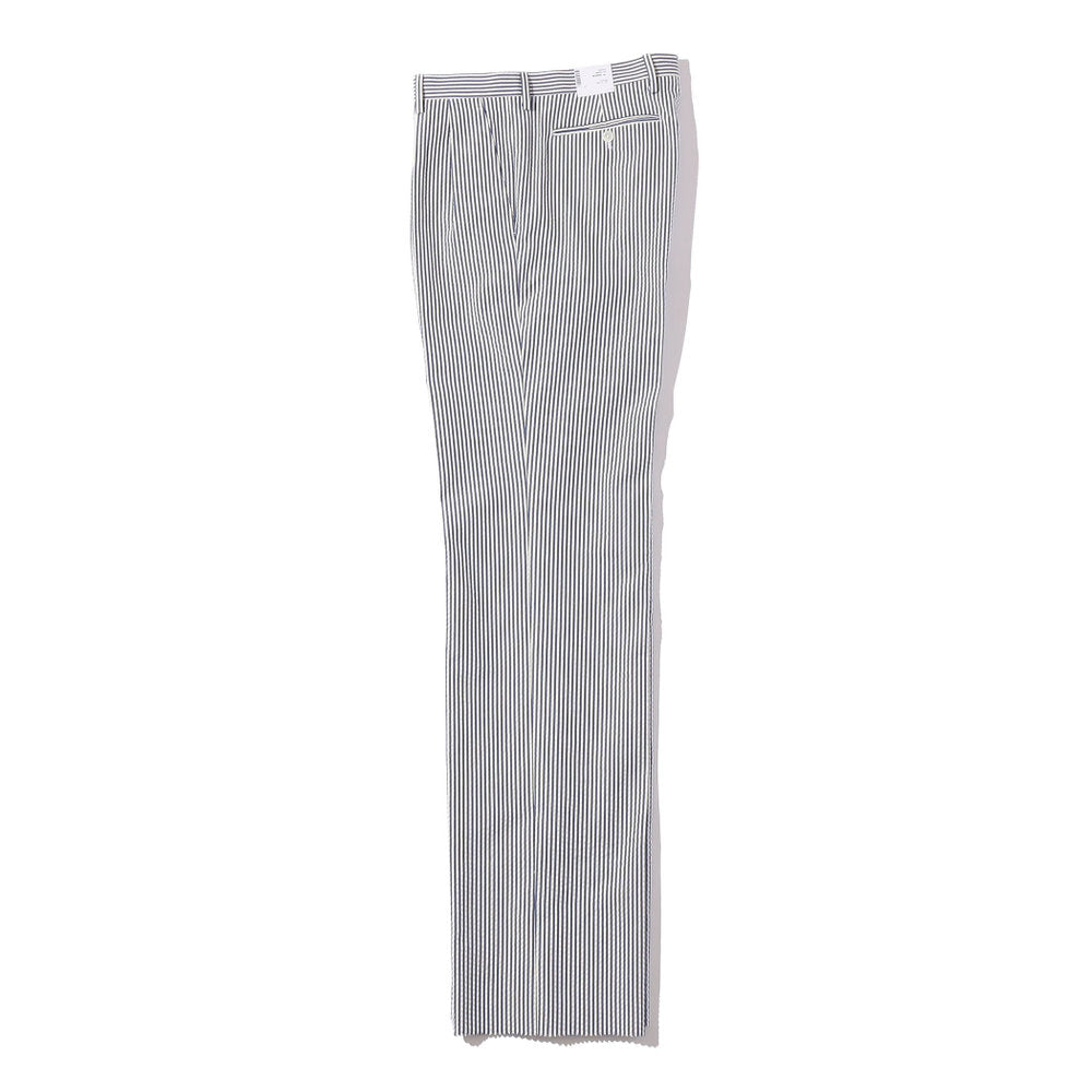 Southwick: CHATAM Cotton/Silk Seersucker 2-Pleat Trousers