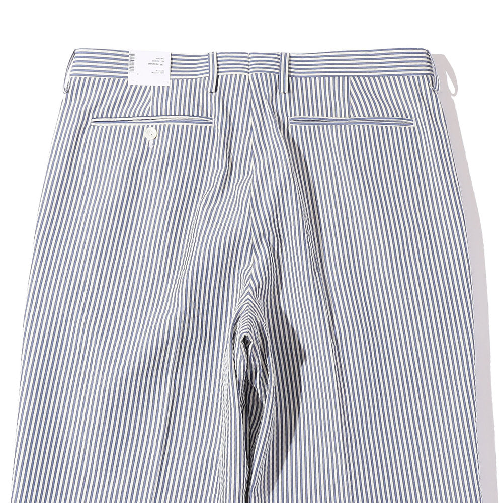 Southwick: CHATAM Cotton/Silk Seersucker 2-Pleat Trousers