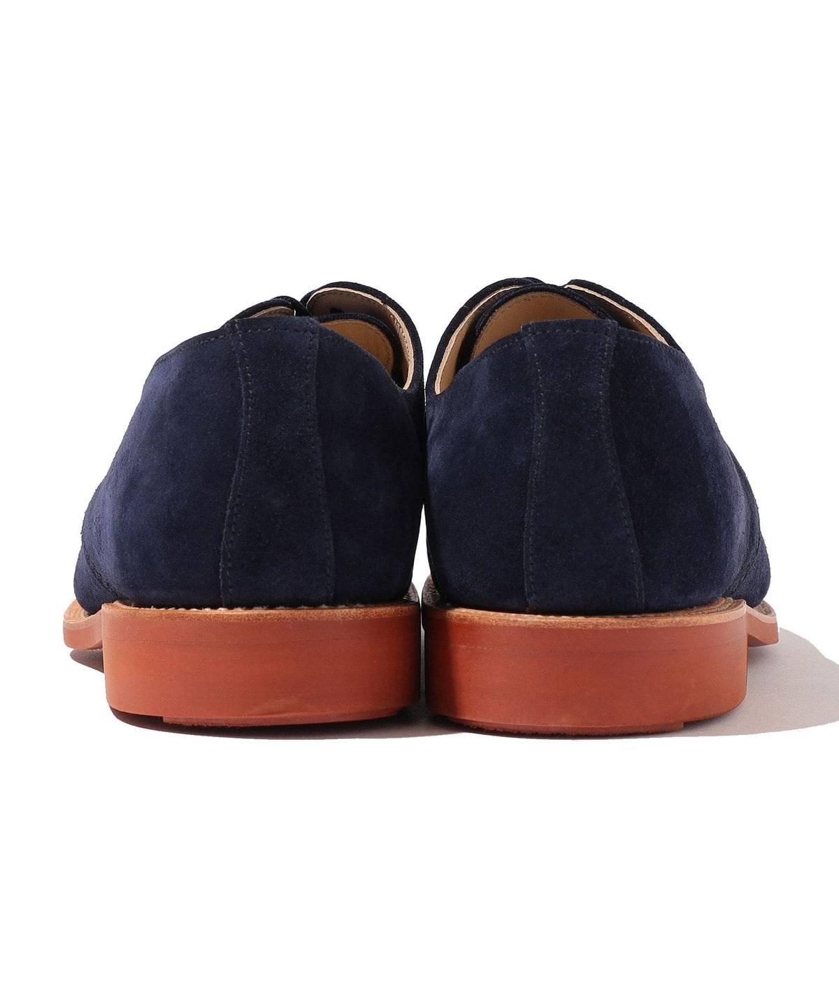 [Southwick Exclusive] SANDERS: Navy Suede Plain Toe Shoes